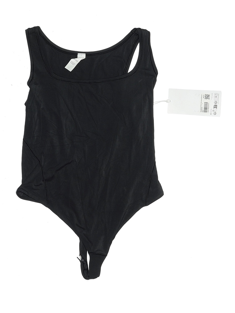 lululemon athletica Black One-Piece Bodysuit with Scoop Neck